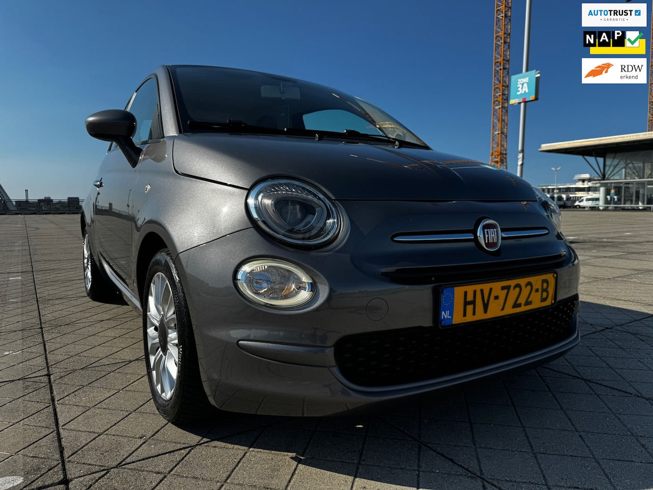 Fiat 500 - 0.9 TwinAir Turbo Popstar AUT AIRCO LED SCHERM NAP - AutoWereld.nl
