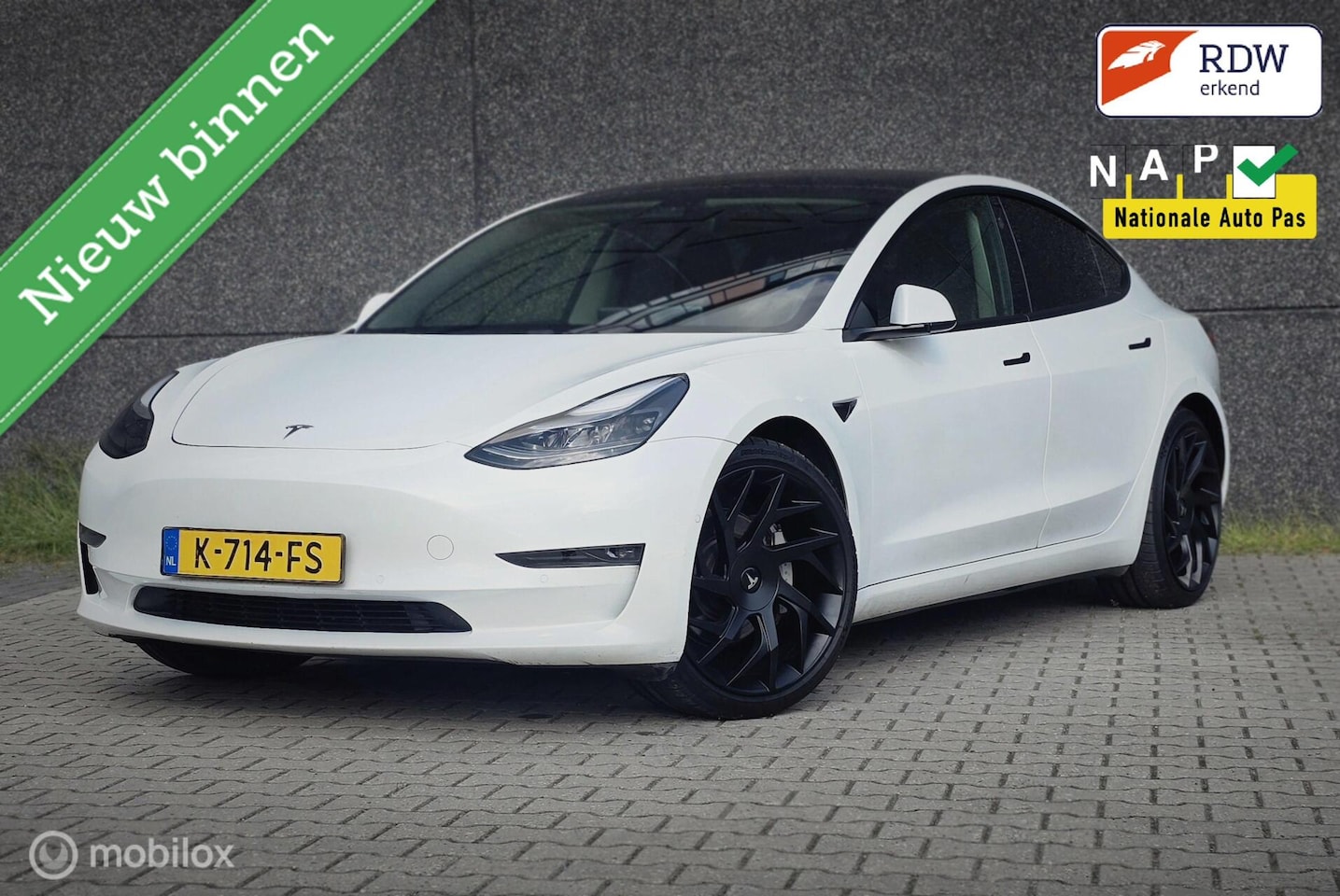 Tesla Model 3 - Long Range AWD Plaid velgen|premium Audio|Trekhaak|Getint glas - AutoWereld.nl