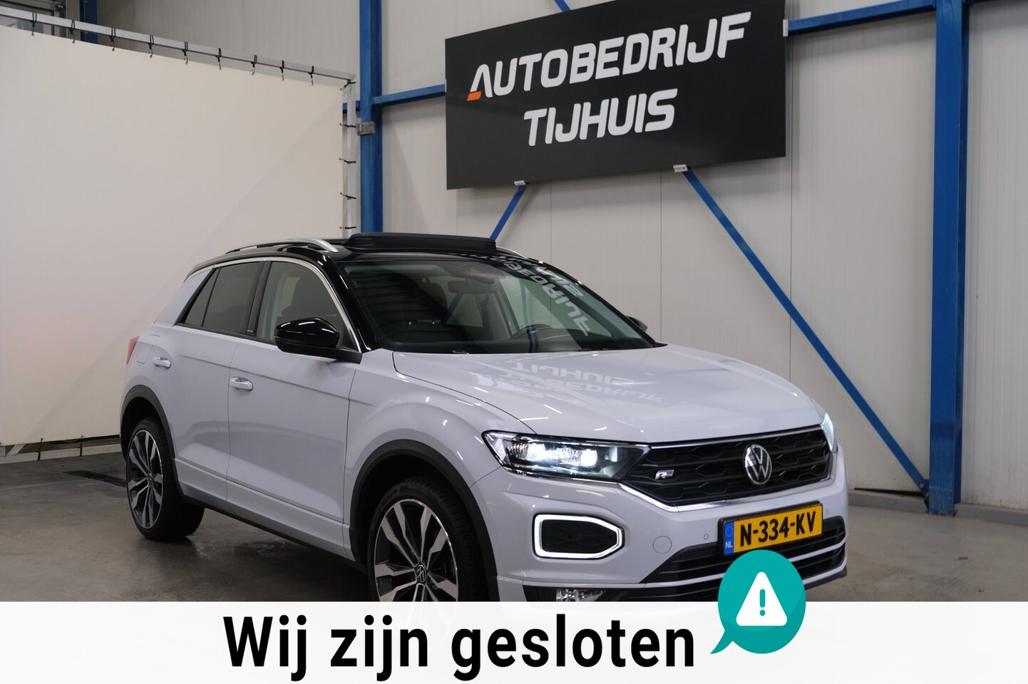 Volkswagen T-Roc - 1.5 TSI Sport Business R-Line Automaat - Airco, Cruise, Panodak, Carplay, Virtual Display, - AutoWereld.nl