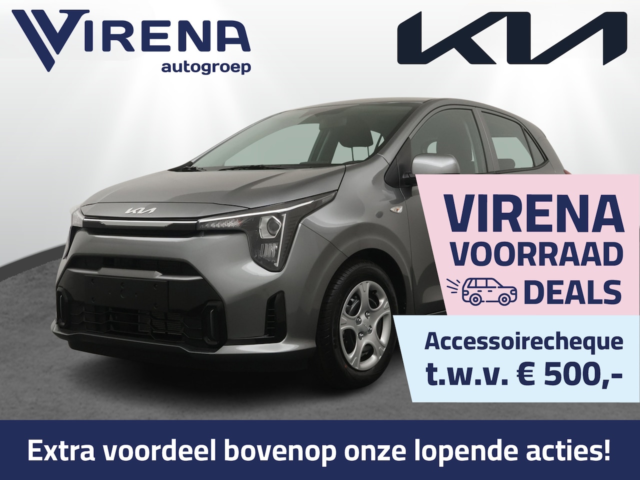 Kia Picanto - 1.0 GDi DynamicLine - Apple Carplay/Android Auto - Navigatie - Achteruitrijcamera - Fabrie - AutoWereld.nl