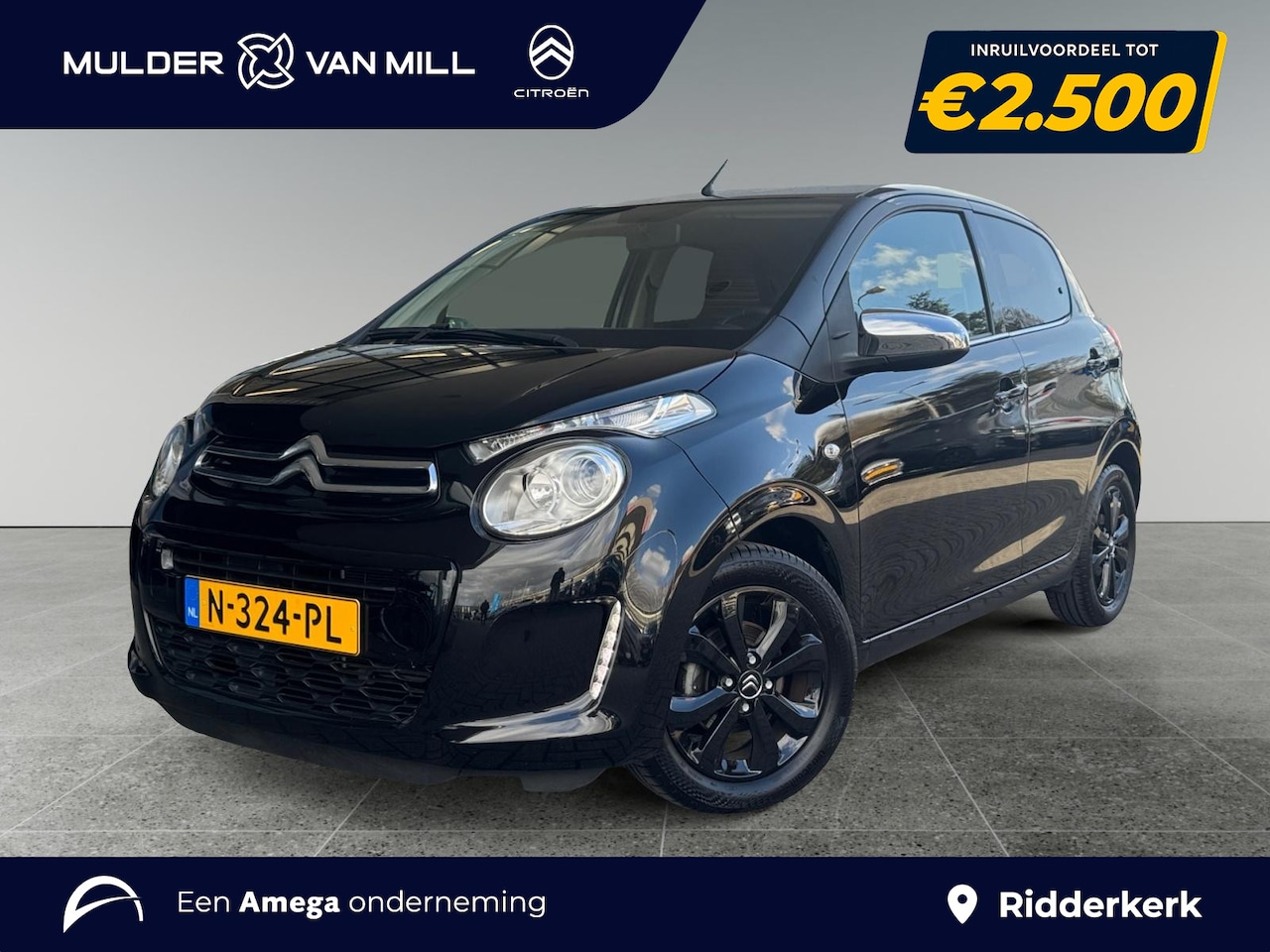Citroën C1 - 5-deurs Shine 1.0 e-VTi 72pk | BLACK EDITION | CAMERA | CLIMA | APPLE CARPLAY / ANDROID AU - AutoWereld.nl