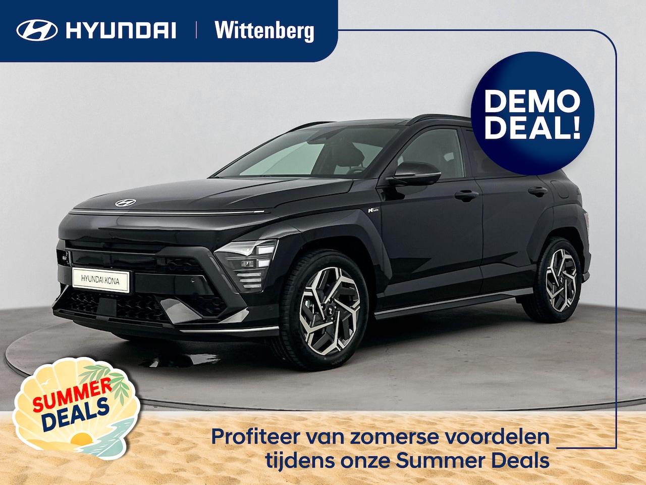 Hyundai Kona - 1.6 GDI HEV N Line Sky | Schuifdak | Memory | 360 Camera | Stoelventilatie | 18" lm-wielen - AutoWereld.nl
