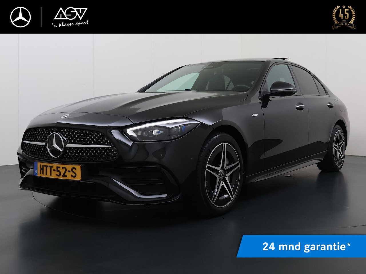 Mercedes-Benz C-klasse - 300 e AMG Business Solution | Panorama - Schuifdak | Burmester Surround System | Head-Up D - AutoWereld.nl