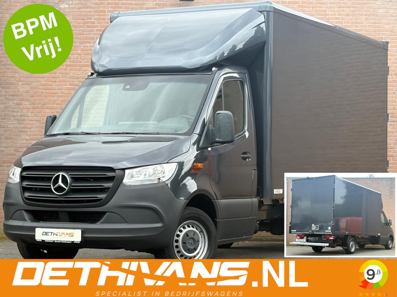 Mercedes-Benz Sprinter - 316CDI 164PK Bakwagen 20m³ / Cruisecontrol / Carplay / Euro6 - AutoWereld.nl