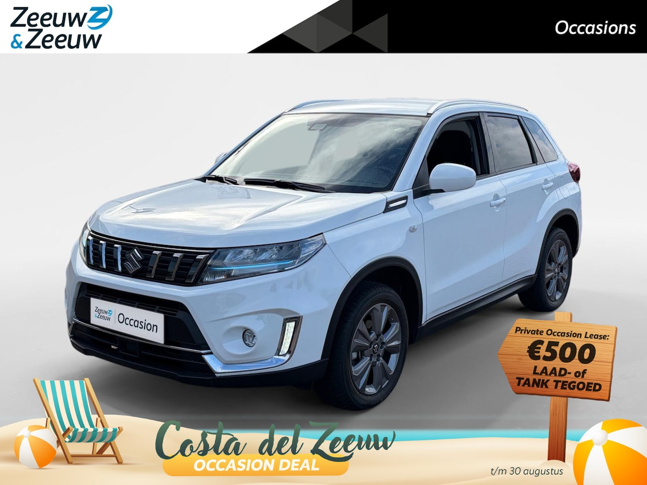Suzuki Vitara - 1.5 Hybrid Style *Automaat*Navi+Camera*Climate Control*LM. Velgen*Parc Assist*Zeer nette a - AutoWereld.nl