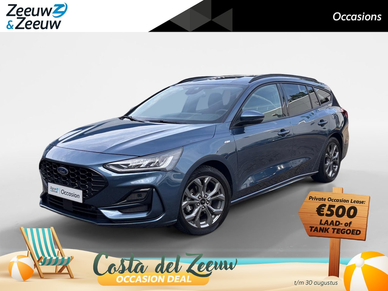 Ford Focus Wagon - 1.0 EcoBoost Hybrid ST Line | Winterpack | Apple Carplay/Android Auto | Parkeersensoren | - AutoWereld.nl