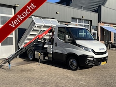 Iveco Daily - 50C17 Maxilift 150 Laadkraan 3 zijden Kipper 3-Persoons Open laadbak Pick-up PTO Airco Nid