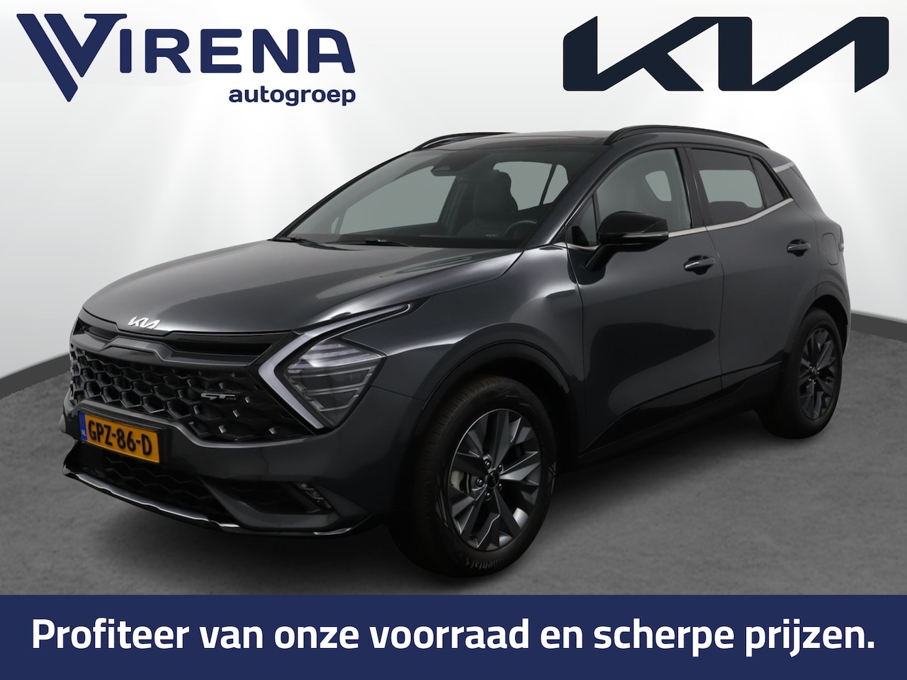 Kia Sportage - 1.6 T-GDi Hybrid GT-Line - Schuif-/Kanteldak - Adaptieve Cruise Control - Apple Carplay/An - AutoWereld.nl