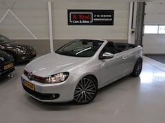 Volkswagen Golf Cabriolet - 1.2 TSI BMT Airco-ECC Leer Sportstoelen PDC Stoelverwarming 19" LMV Cruise control Boekjes