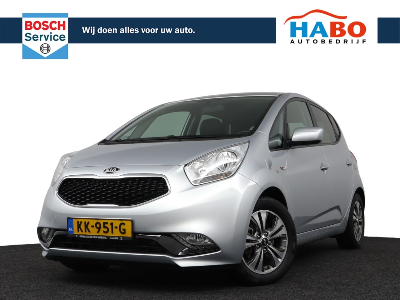 Kia Venga - 1.4 CVVT DYNAMICPLUSLINE ECC/CRUISE/NAV/CAMERA/PARK.SENS/TREKHAAK/LMV/34.000KM!! - AutoWereld.nl