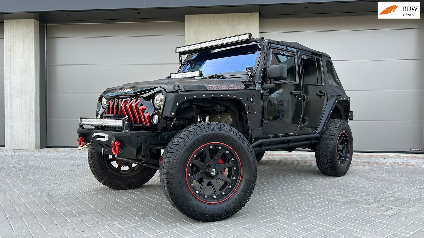 Jeep Wrangler - 3.8 Rubicon Aut, Softtop, Led, Kanon - AutoWereld.nl