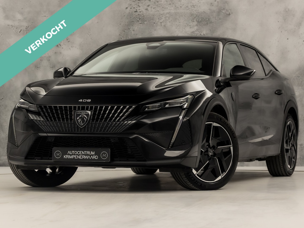 Peugeot 408 - 1.6 HYbrid 225 EAT8 GT 225Pk Automaat (APPLE CARPLAY, GROOT NAVI, 360 CAMERA, LEDER/ALCANT - AutoWereld.nl