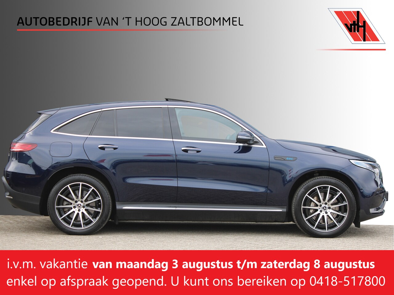 Mercedes-Benz EQC - 400 4MATIC 80 kWh (SOH 96,31%) AMG LINE SCHUIFDAK MEMORY DISTRONIC HEAD-UP - AutoWereld.nl