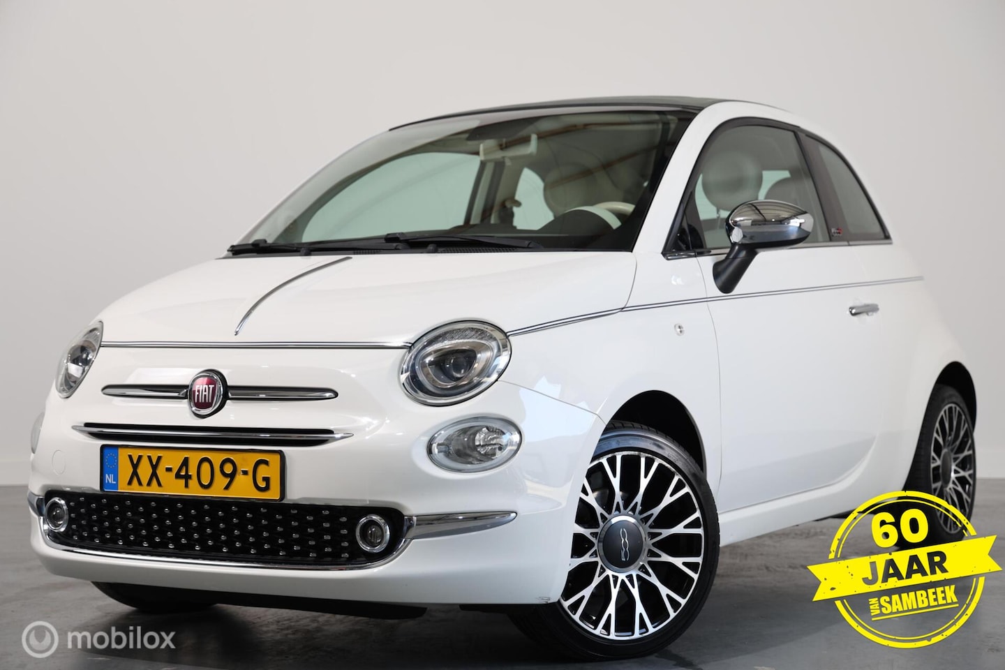 Fiat 500 C - 0.9 TwinAir Turbo Collezione - Cabrio - Bluetooth - Navigatie - AutoWereld.nl
