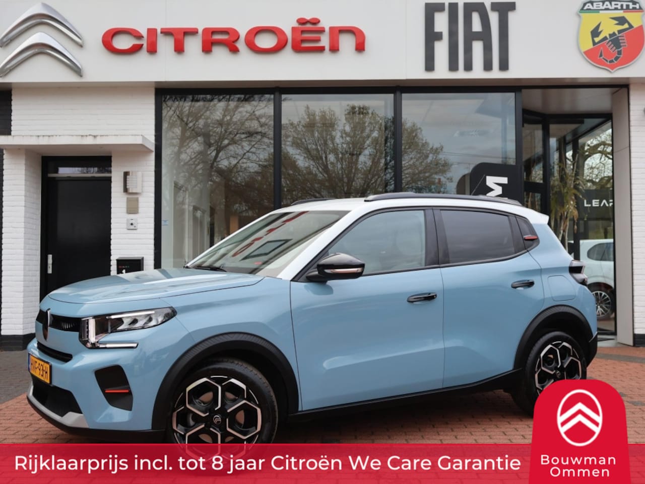 Citroën C3 - 1.2 Turbo S&S 100PK Max, Rijklaarprijs | Navigatie | Camera | DAB+ | Climate control - AutoWereld.nl