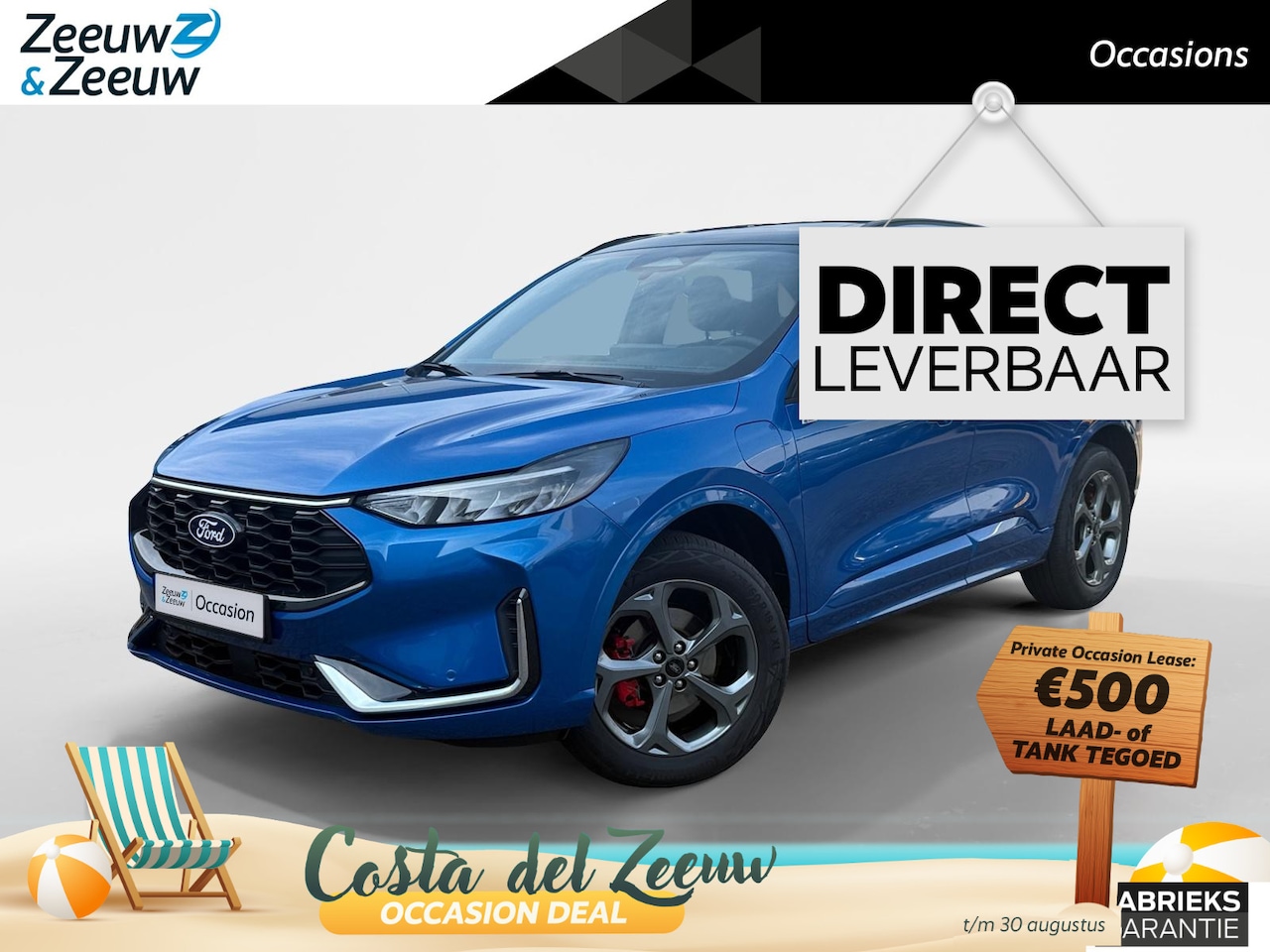 Ford Kuga - 2.5 PHEV ST-Line X | NIEUW DIRECT LEVERBAAR! | Elektr. Trekhaak | Panoramadak | Winter Pac - AutoWereld.nl