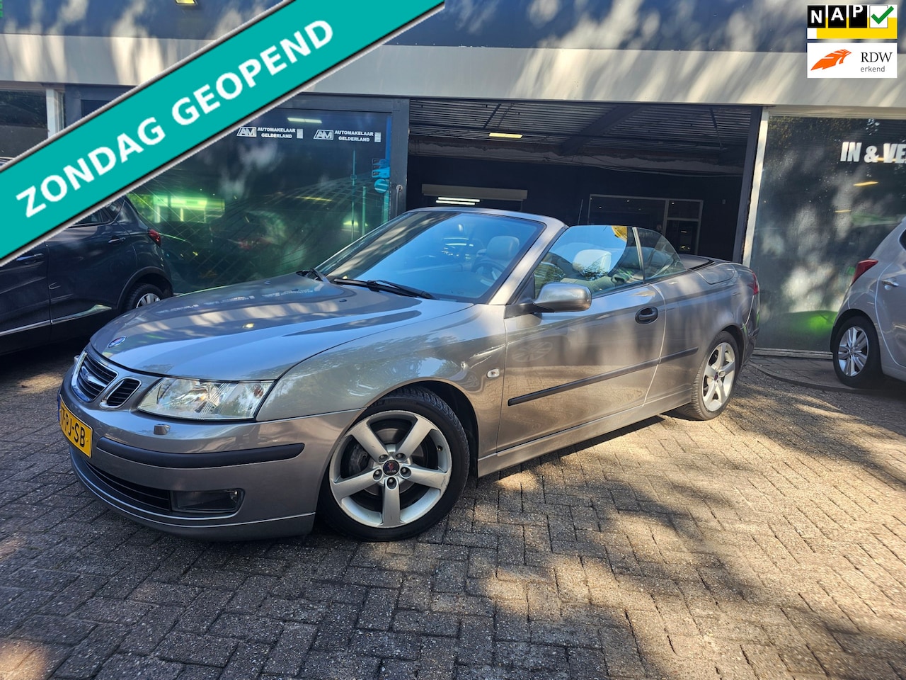 Saab 9-3 Cabrio - 2.0t Vector | 2E EIGENAAR | 3/6 OF 12 MND GARANTIE | AIRCO | LEDER | CRUISE | - AutoWereld.nl