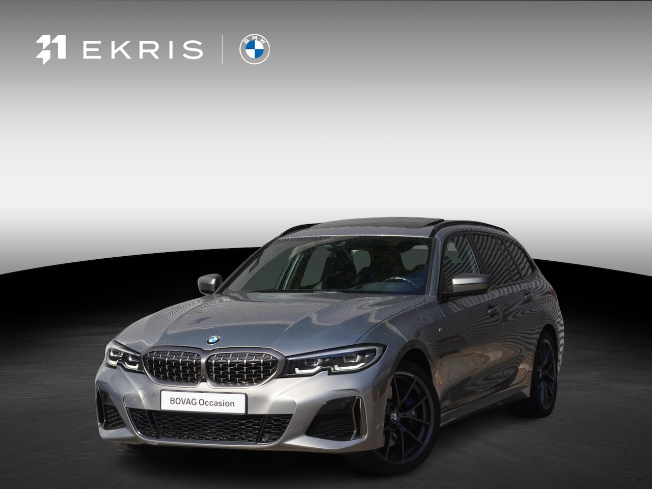 BMW 3-serie Touring - M340i xDrive High Executive | Parking Pack | Glazen panoramadak | HiFi System | Trekhaak m - AutoWereld.nl