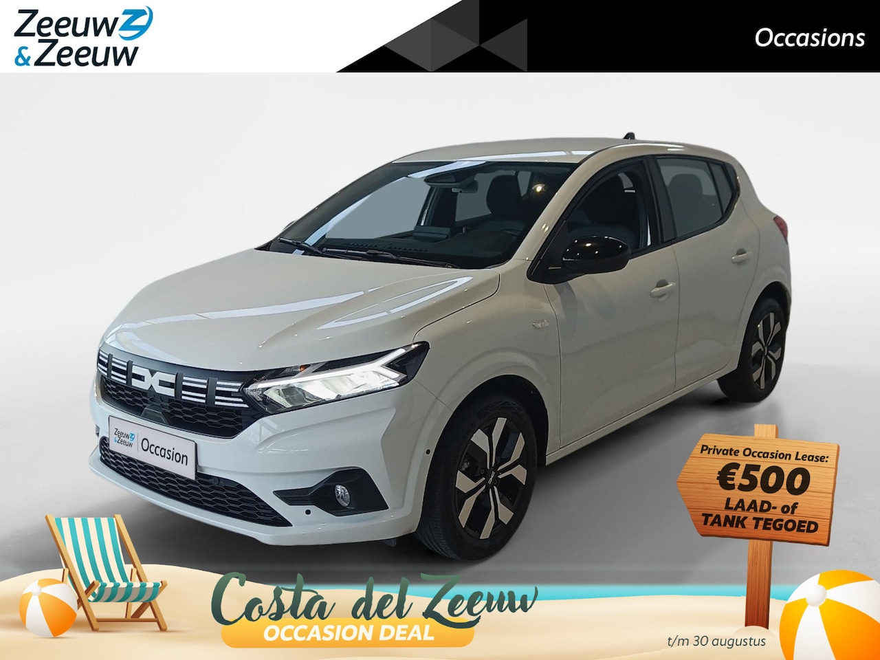 Dacia Sandero - 1.0 TCe 90 Journey *Navi via Carplay*Camera*Climate Control*Parkeersensoren*Keyless Entry* - AutoWereld.nl