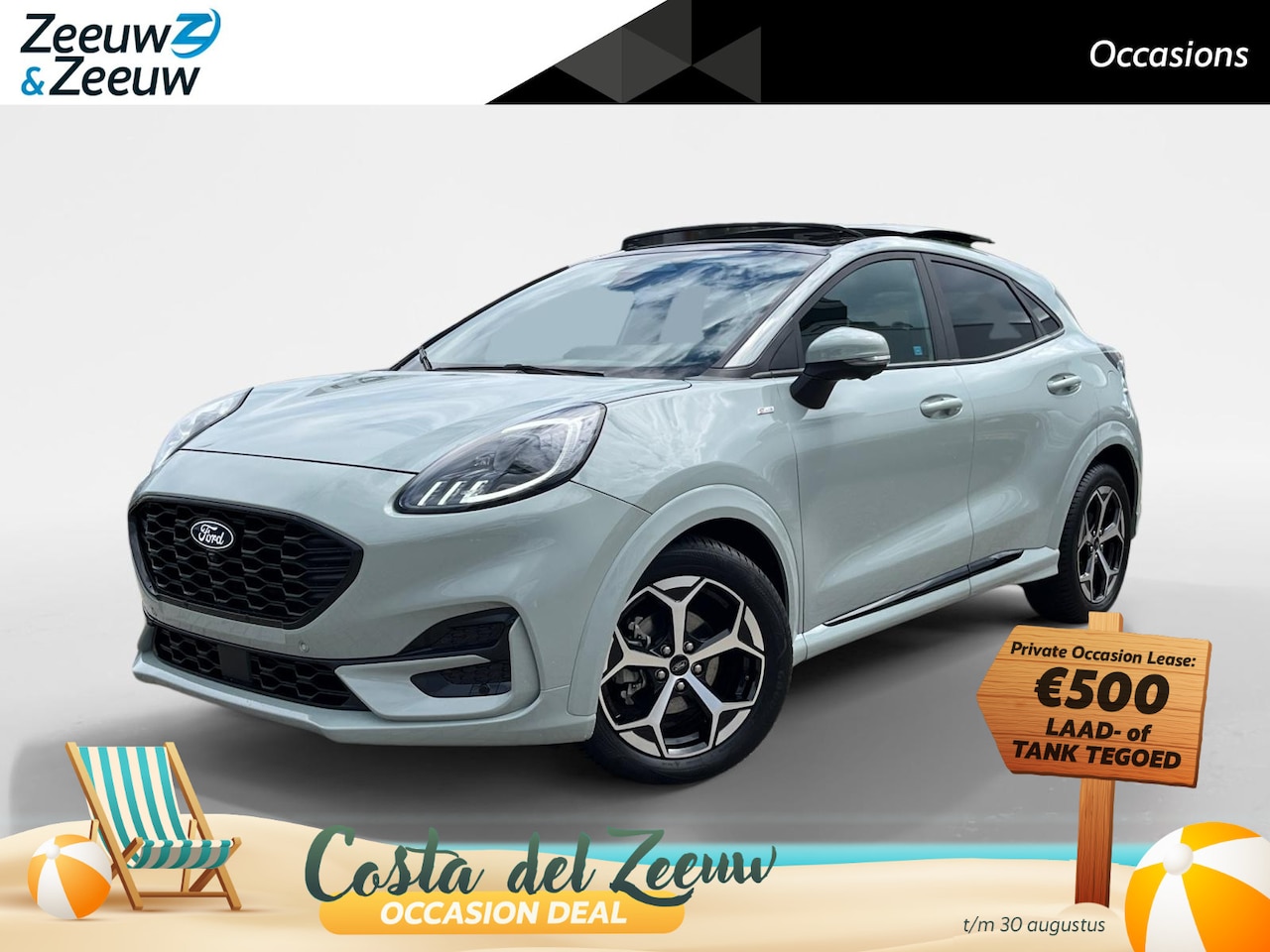 Ford Puma - ST-line |Dodehoek detectie| Schuif/Kantel Dak| Winterpack| camera| 12 maanden Garantie| - AutoWereld.nl