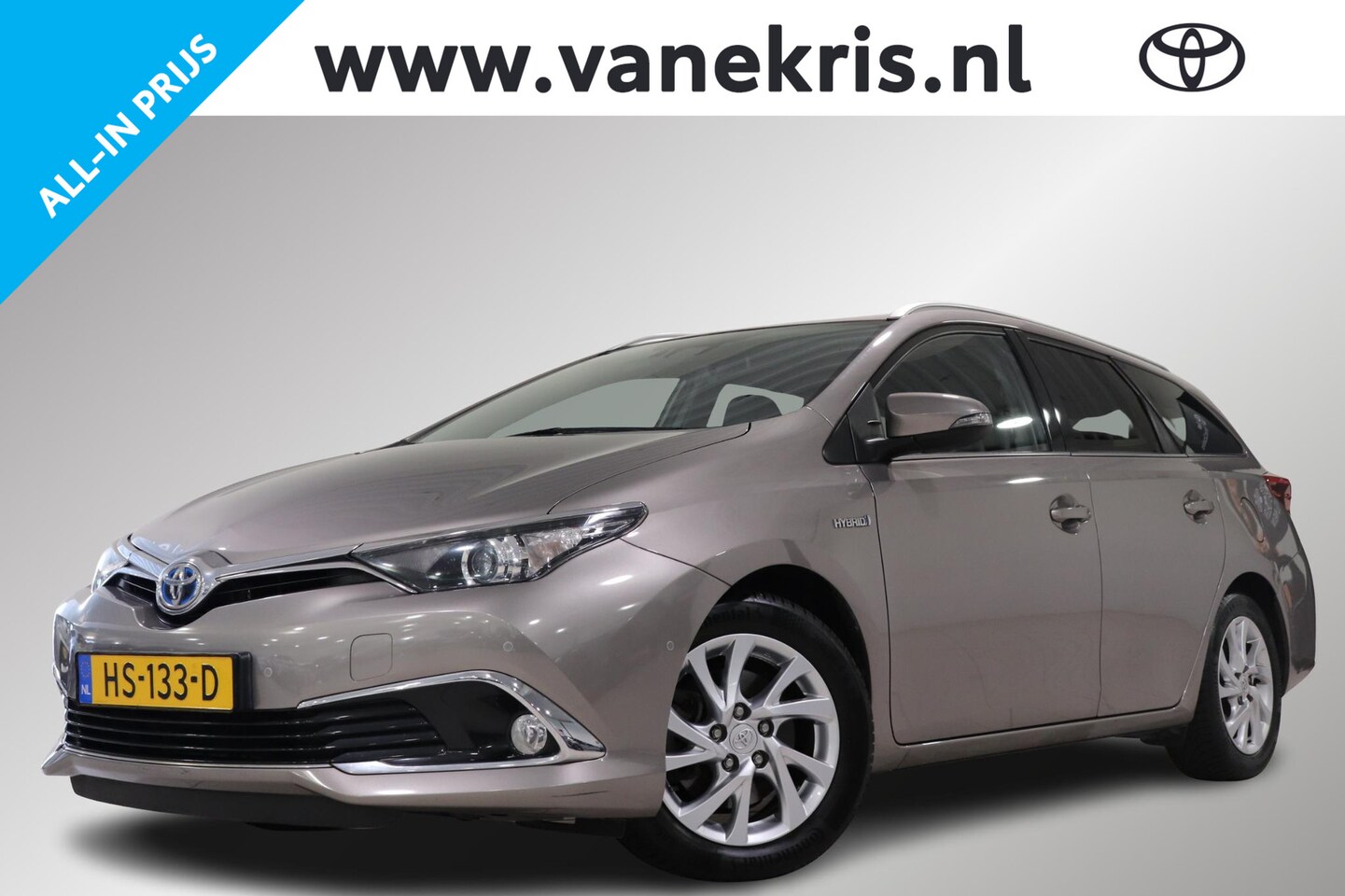 Toyota Auris Touring Sports - 1.8 Hybrid Executive 1.8 Hybrid Executive, Stoelverwarming, Halfleder, NAVI, Dealer onderhouden! - AutoWereld.nl