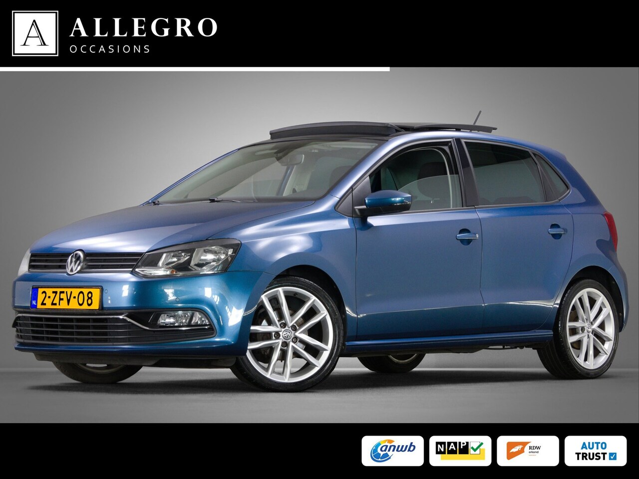 Volkswagen Polo - 1.2 TSI Highline (PANORAMADAK, CRUISE CONTROL, CLIMATE CONTROL, NAVIGATIE, PDC, LM-VELGEN, - AutoWereld.nl