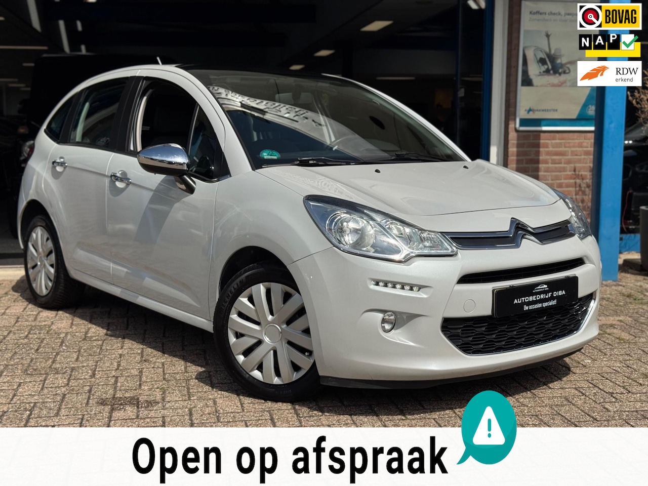 Citroën C3 - 1.2 PureTech Collection 2016 WIT AIRCO APK NAP! - AutoWereld.nl