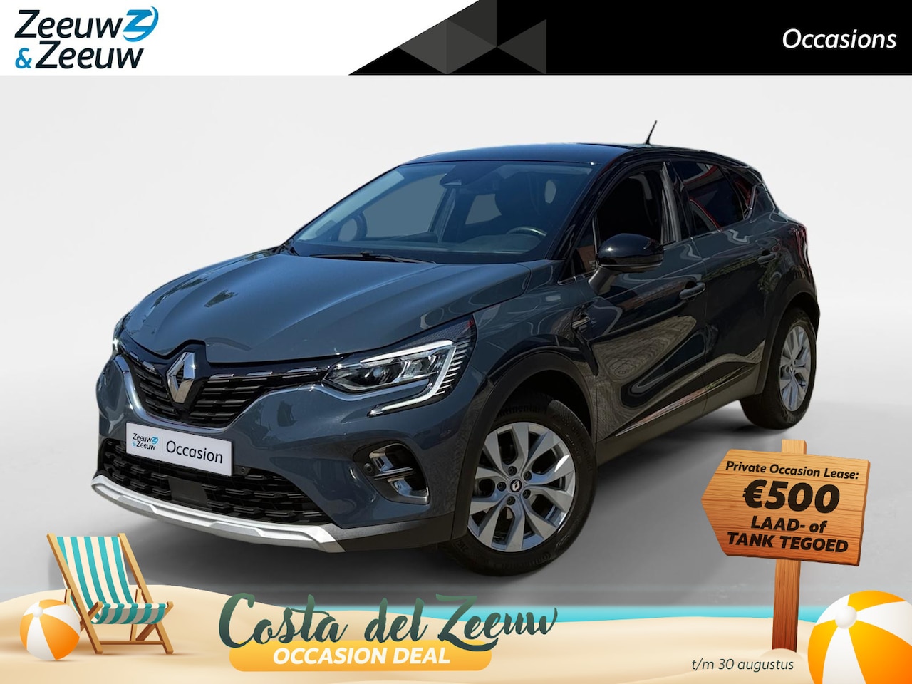 Renault Captur - 1.3 TCe 140 Intens *Navi+Camera360*Climate*Trekhaak - AutoWereld.nl