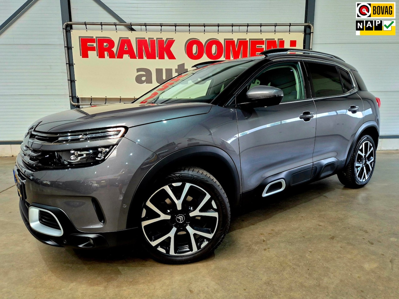 Citroën C5 Aircross - 1.2 PureTech 131pk Shine + NAP|Dealer OH|Trekhaak|Panorama|LED|Leder/stof|Virtual|DAB|Navi - AutoWereld.nl