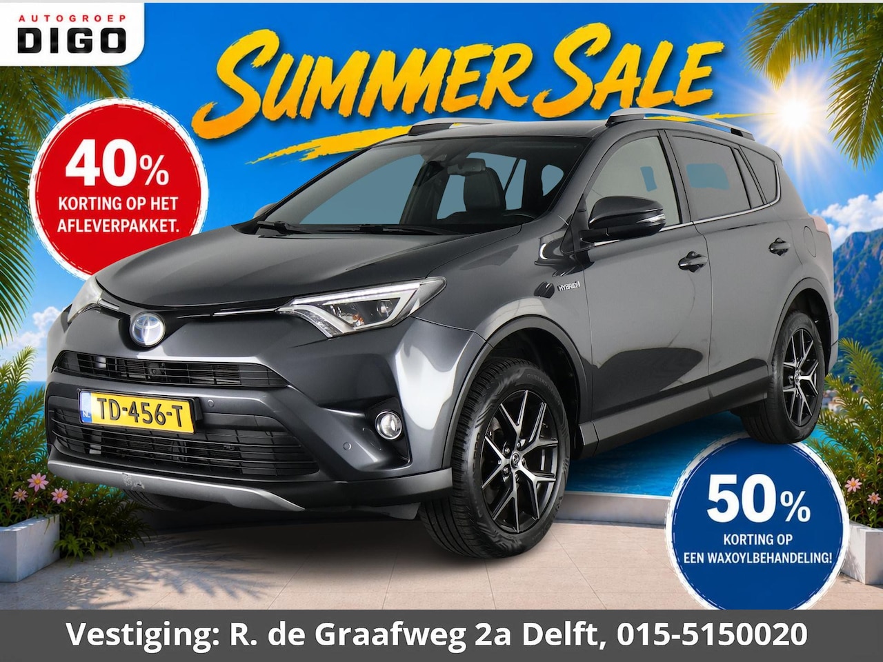 Toyota RAV4 - 2.5 Hybrid Executive Business | Trekhaak | Navigatie | Stoelverwarming | - AutoWereld.nl
