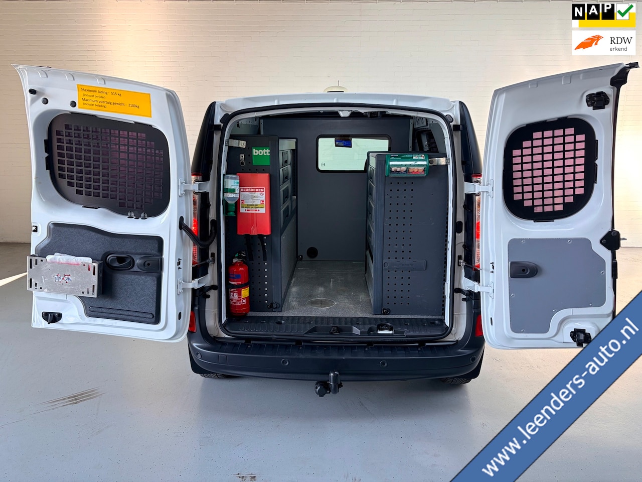 Renault Kangoo - Servicewagen 1.5 dCi 90pk Energy Comfort, V230 omvormer, BOTT inrichting, Standkachel, Tre - AutoWereld.nl