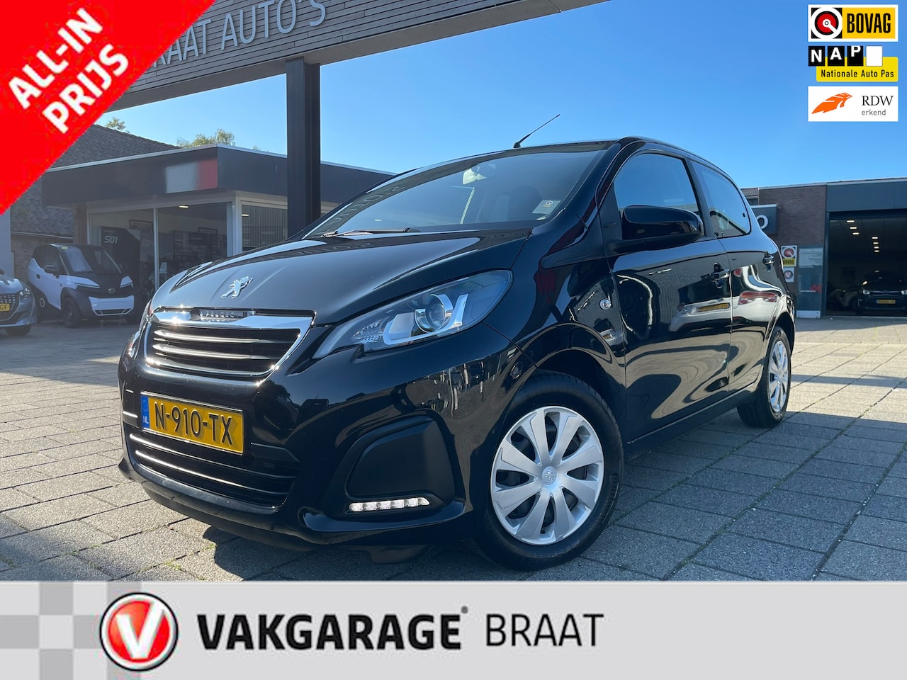 Peugeot 108 - 1.0 l AIRCO l BLUETOOTH l ALL-IN PRIJS! - AutoWereld.nl