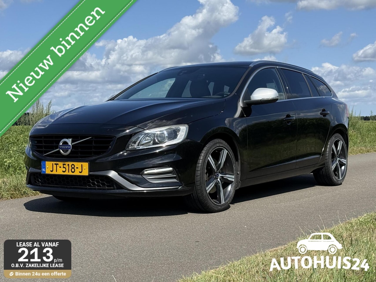 Volvo V60 - 1.5 T3 AUT R-Design Trekhaak|Camera|Navi|Xenon|NL-Auto - AutoWereld.nl