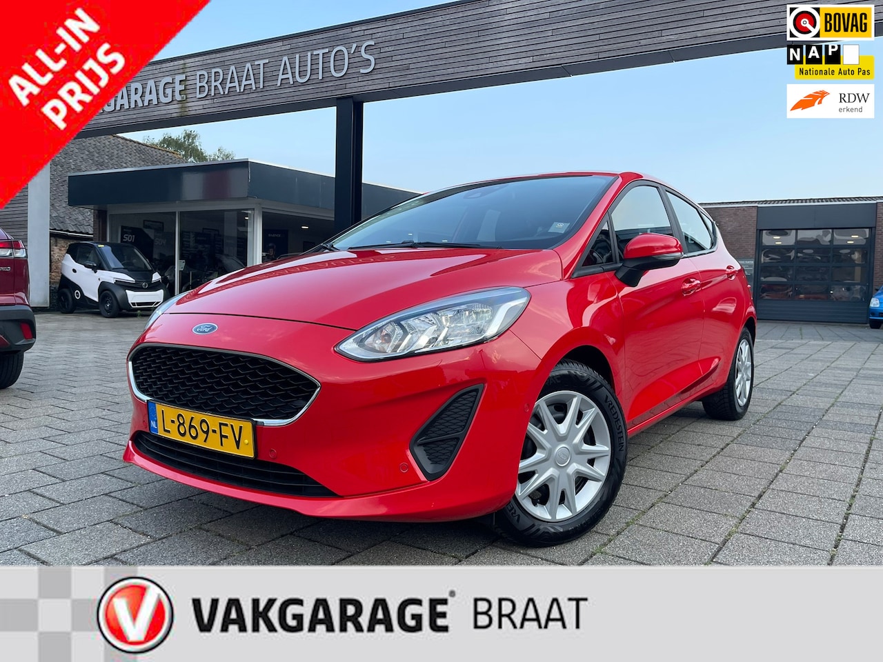 Ford Fiesta - 1.0 EcoBoost l CARPLAY l AIRCO l ALL-IN PRIJS! - AutoWereld.nl