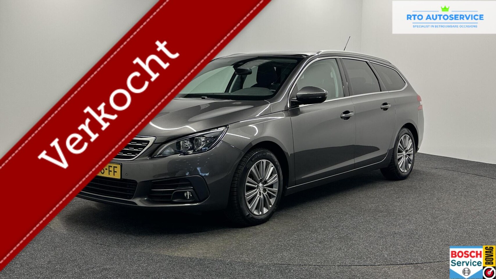 Peugeot 308 SW - 1.2 PureTech Blue Lease Premium TREKHAAK CARPLAY NAVI ECC CRUISE. - AutoWereld.nl