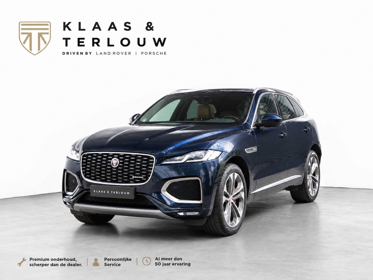 Jaguar F-Pace - 2.0 P400e PHEV Limited Edition R-Dynamic SE | Cognac | Trekhaak | 21'' | Stuurverwarming - AutoWereld.nl