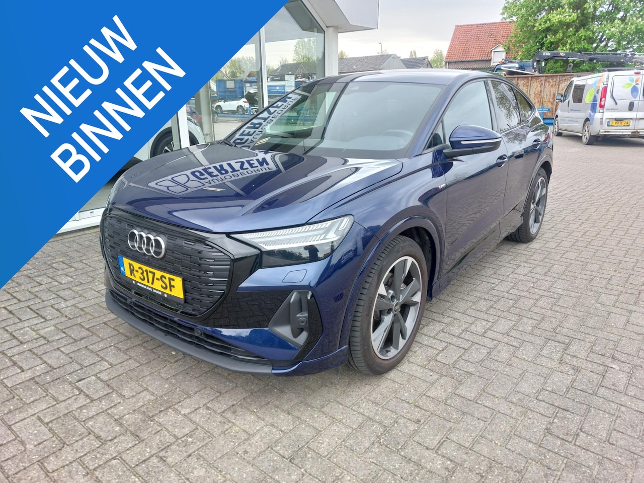 Audi Q4 Sportback e-tron - 35 S edition 55 kWh Hoge instap, volledig electrisch,  3X S-line - AutoWereld.nl