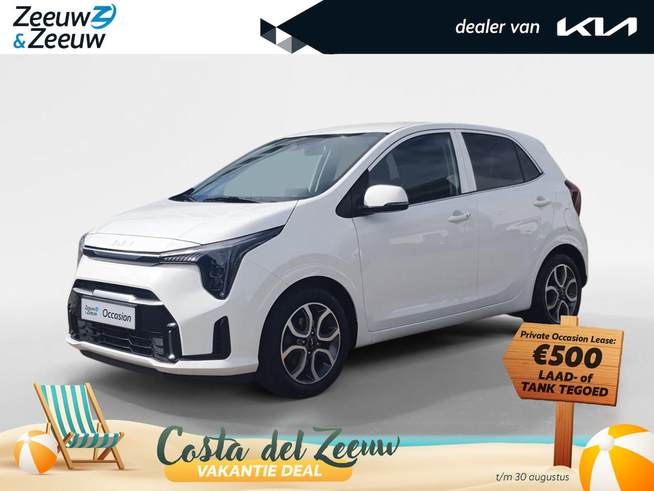 Kia Picanto - 1.0 DPI ExecutiveLine | Stoel en stuurverwarming | Navigatie | Camera | Keyless met startk - AutoWereld.nl