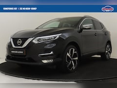 Nissan Qashqai - 1.6 TEKNA + -PANO.DAK|BOSE|360°CAM|MEMORY|KEYLESS|LEDER|DODEHOEK|STOELVERW.|TREKHAAK|19"