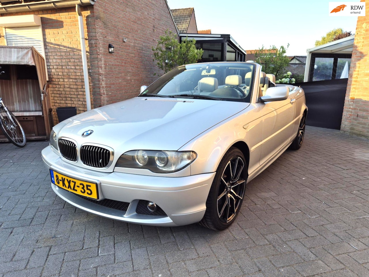 BMW 3-serie Cabrio - 320Ci Cabrio soft top ( Nieuwe kap ) Navi Clima Cruise - AutoWereld.nl