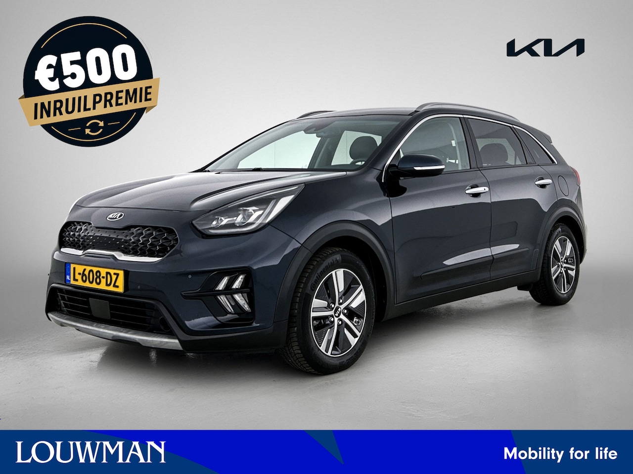 Kia Niro - 1.6 GDi Hybrid DynamicPlusLine | Stoelverwarming | Stuurverwarming | Navigatie | Climate C - AutoWereld.nl
