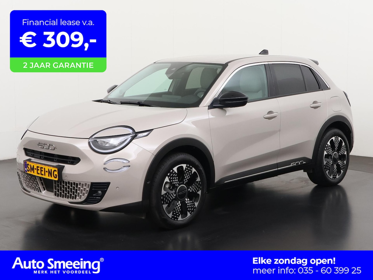 Fiat 600e - La Prima 54 kWh | Stoelmassage | Camera | Apple Carplay | Zondag Open! - AutoWereld.nl