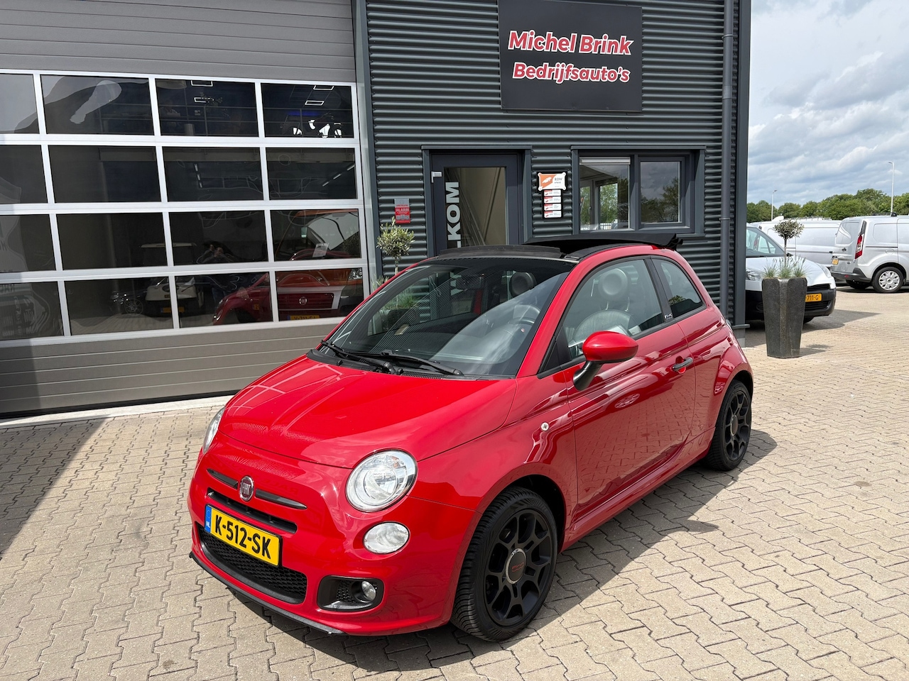 Fiat 500 - 0.9 TwinAir Lounge Cabrio Leer - AutoWereld.nl