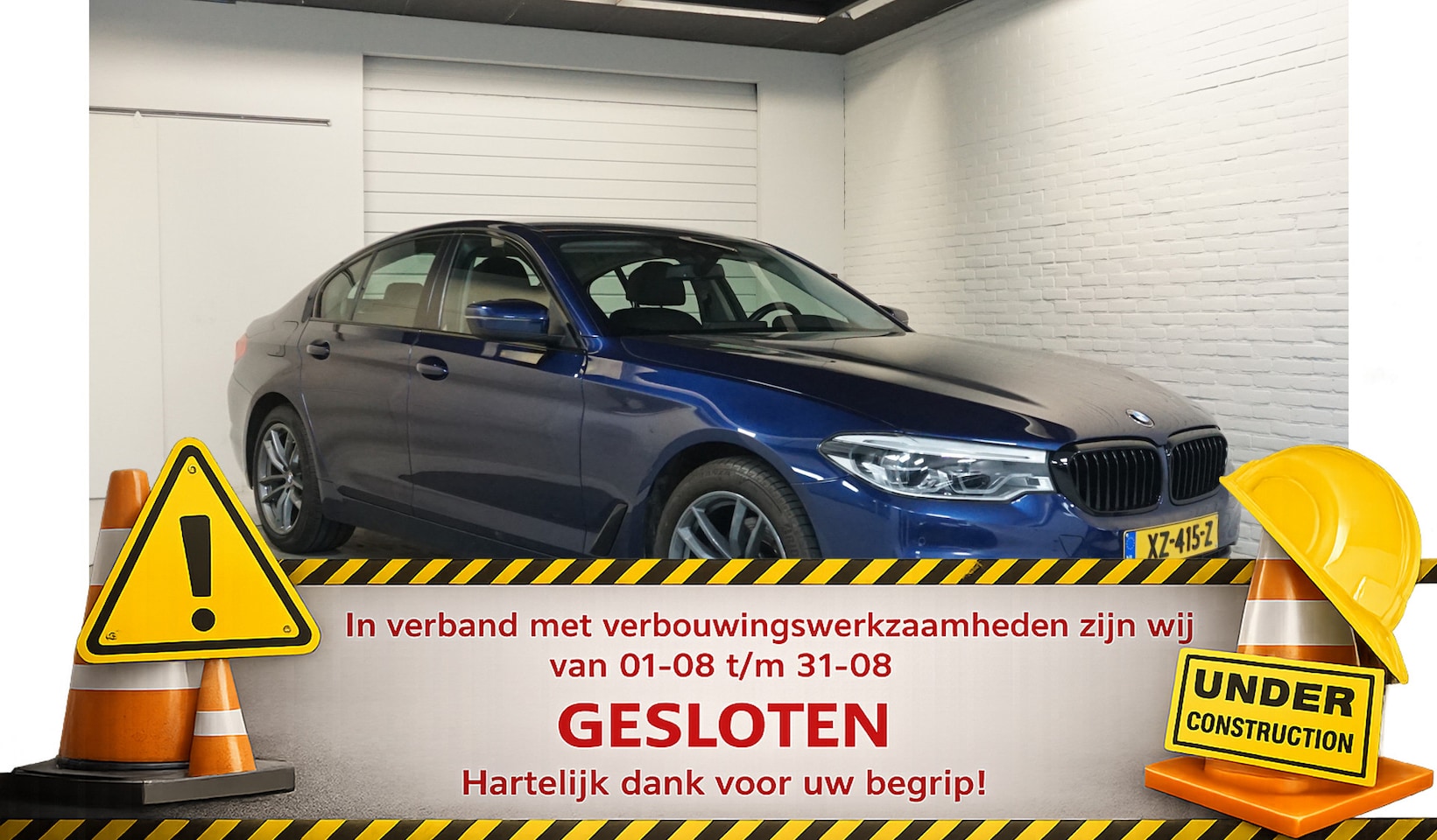 BMW 5-serie - 520i High Exe Comfortstoel | Dealerauto | Trekhaak | Leder - AutoWereld.nl
