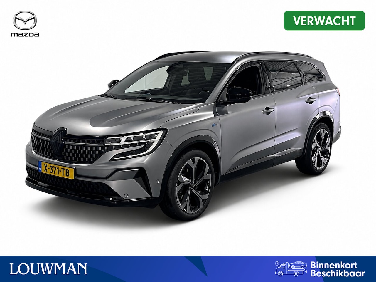 Renault Espace - E-Tech full hybrid 200 esprit Alpine 7p. | Pack advanced driving assist | Mat grijs | Stuu - AutoWereld.nl