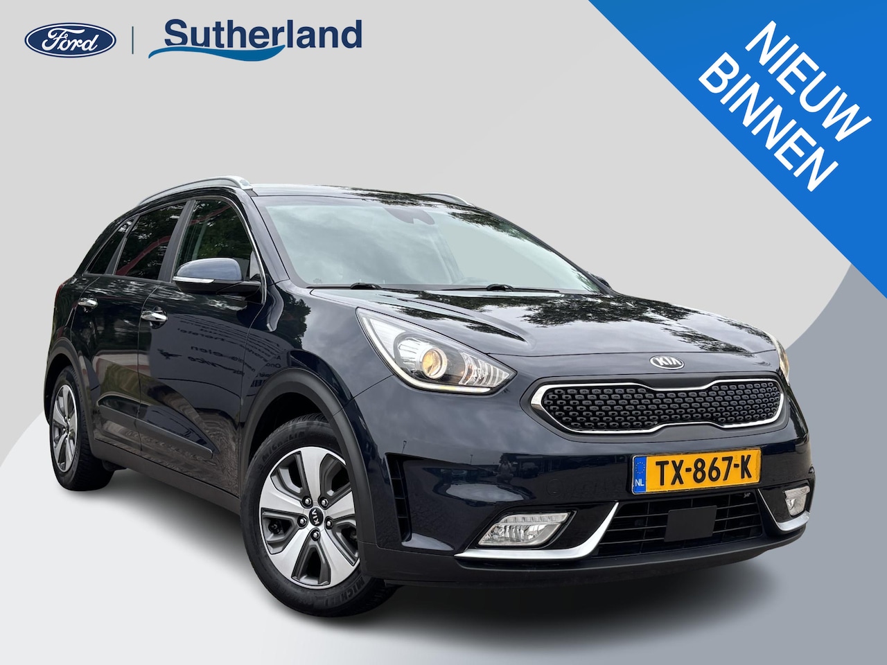 Kia Niro - 1.6 GDi Hybrid BusinessLine 141pk Trekhaak | Lederen Bekleding  | Navigatie | Achteruitrij - AutoWereld.nl