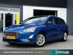 Ford Focus Wagon - 1.0 EcoBoost Hybrid Titanium X Business | Panoramadak | Elektrische Achterklep | Achteruit