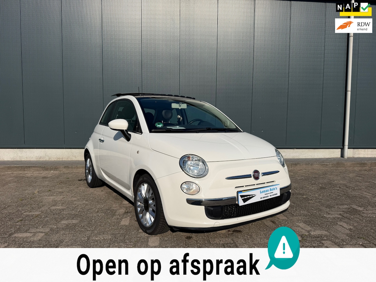 Fiat 500 - 0.9 TwinAir Turbo Lounge 0.9 TwinAir Turbo Lounge ( PANO) - AutoWereld.nl