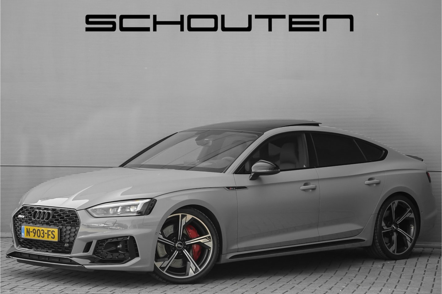 Audi A5 Sportback - RS5 2.9 TFSI Quattro Pano Nardo RS Stoelen HUD ACC Black Optiek Sportuitlaat - AutoWereld.nl