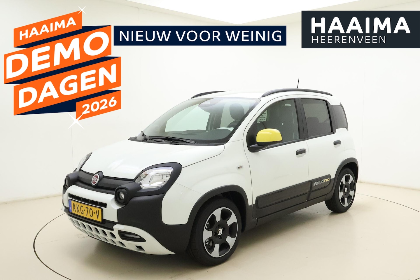 Fiat Panda - 1.0 Hybrid Cross Pandina | DEMO | Airco | Apple Carplay | Cruise control | DAB+ | Lichtmet - AutoWereld.nl